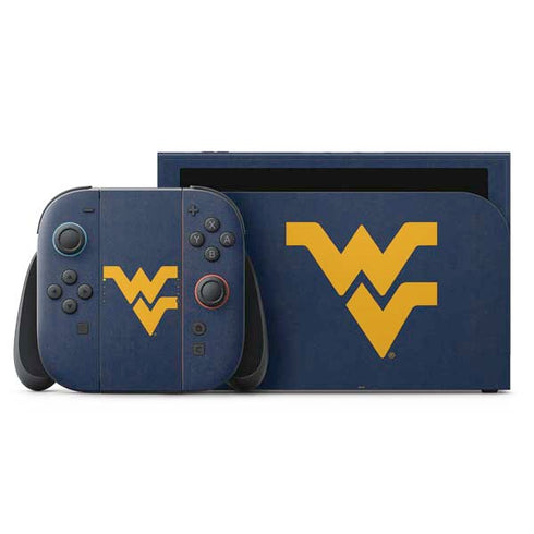 West Virginia University Basketball Nintendo Switch 2 (2025) with Joy-Con Skin